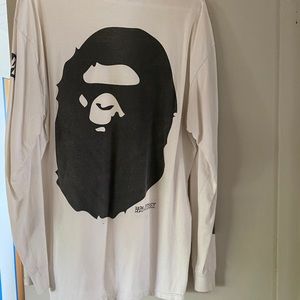 Bape x Stussy reflective long sleeve